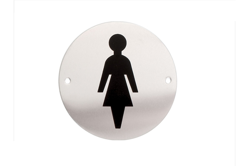 Stainless Steel Male Female Picto Sign