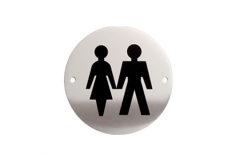 Stainless Steel Male Female Picto Sign