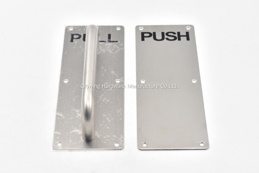 Push and Pull Plate Hollow Door Handle