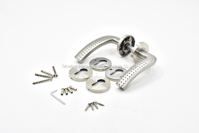 Solid Fancy Lever Handle Set