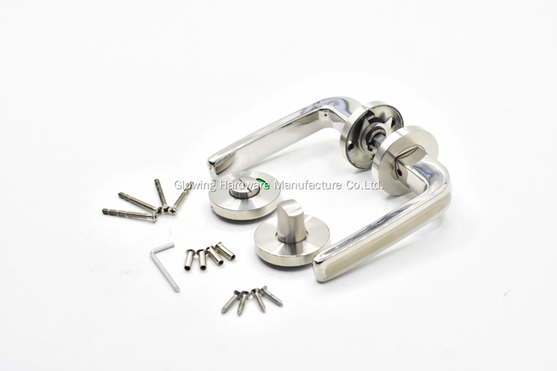 Hollow Stainless Steel Lever Handleset