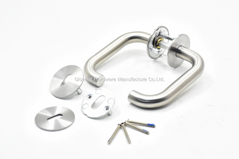 Stainless Steel U-Shape Door Lever Handle