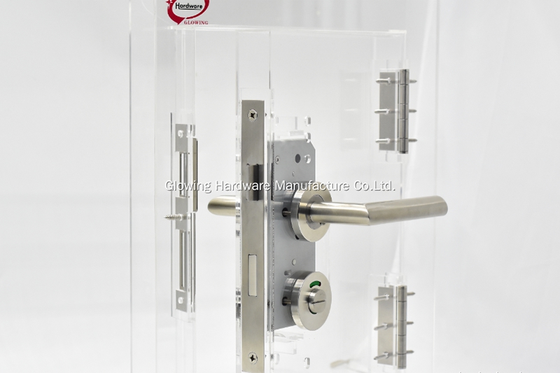 Round Rose Lever Door Lock Handle