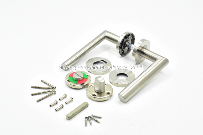 Round Rose Lever Door Lock Handle