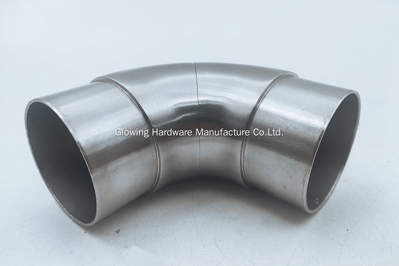 Stainless Steel 90° Adjustable Curved Elbow