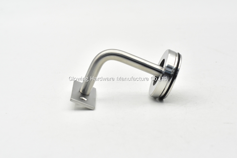 Square Tube Solid Handrail Support