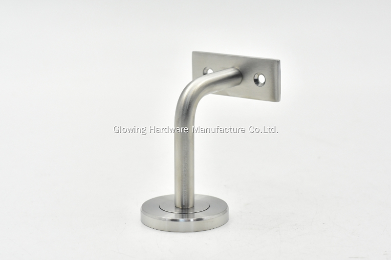 Square Tube Solid Handrail Support