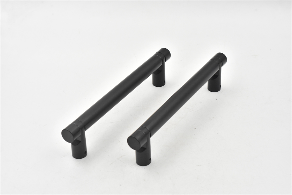 Black Surface T Bar Cabinet Pull Handle