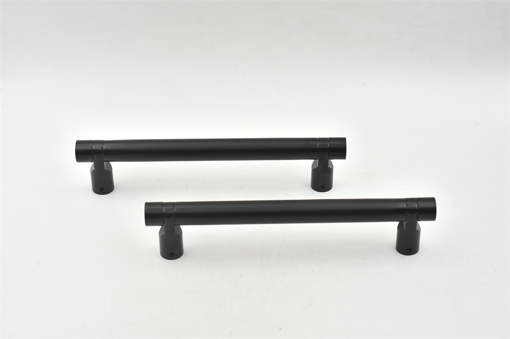 Black Surface T Bar Cabinet Pull Handle