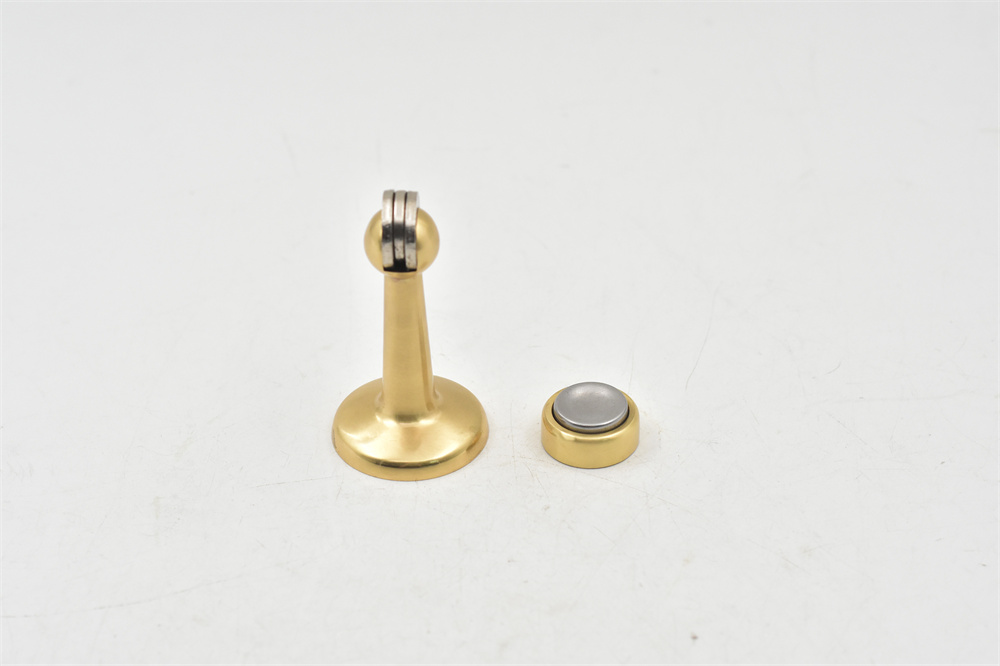 Modern Style Gold Brass Magnetic Door Stopper