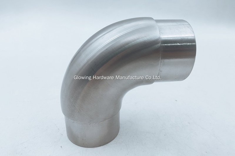 Stainless Steel 90° Adjustable Curved Elbow